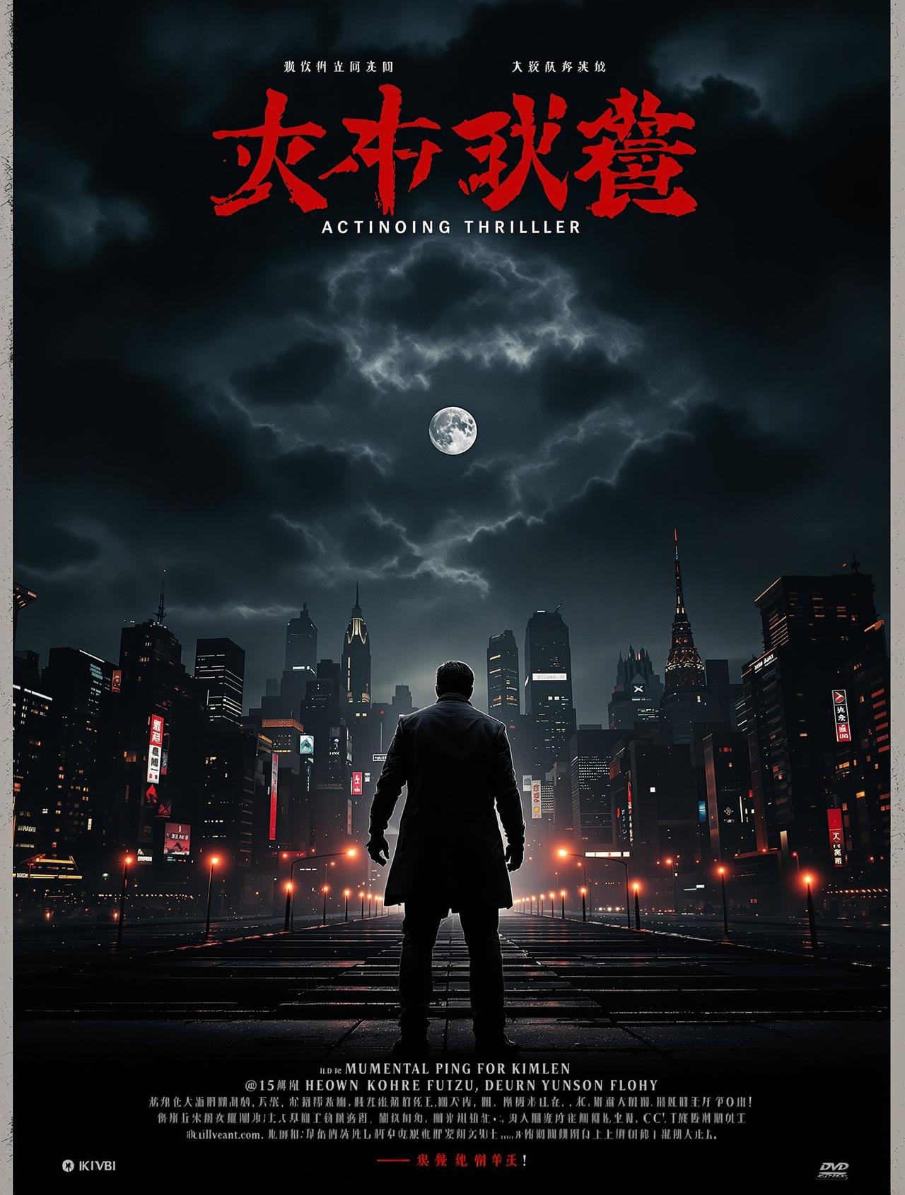 大海影视悬疑刑侦作品《暗夜追凶》高清海报